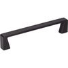Jeffrey Alexander 128 mm Center-to-Center Matte Black Square Boswell Cabinet Pull 177-128MB